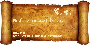 Mráz Anasztázia névjegykártya